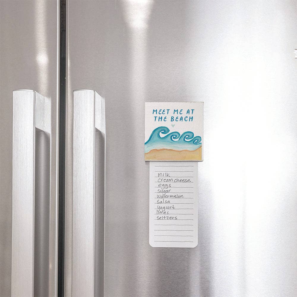 Rustic Marlin - Meet Me At The Beach Waves Magnet