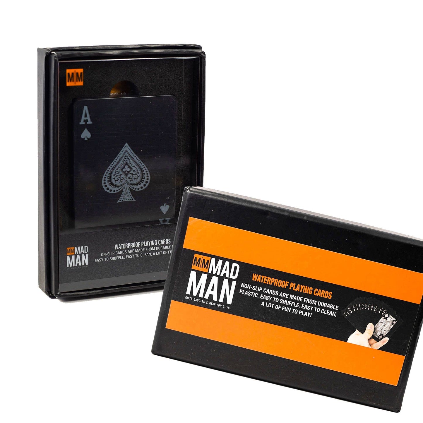 Mad Man - Men's Black Edition Waterproof Card Deck
