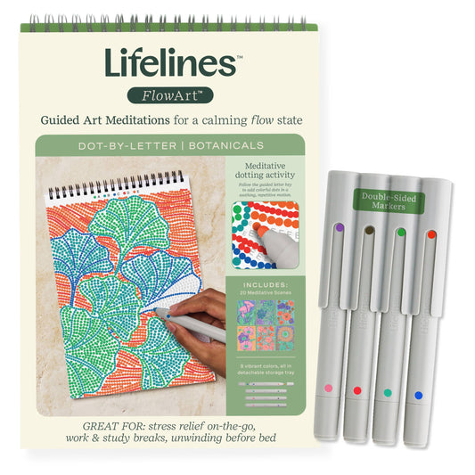 Lifelines - FlowArt -Dot by Letter- Botanicals