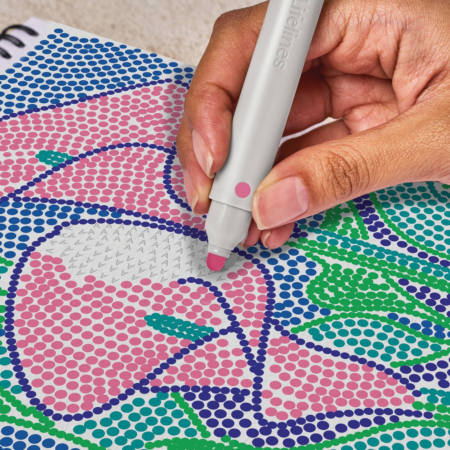 Lifelines - FlowArt -Dot by Letter- Botanicals