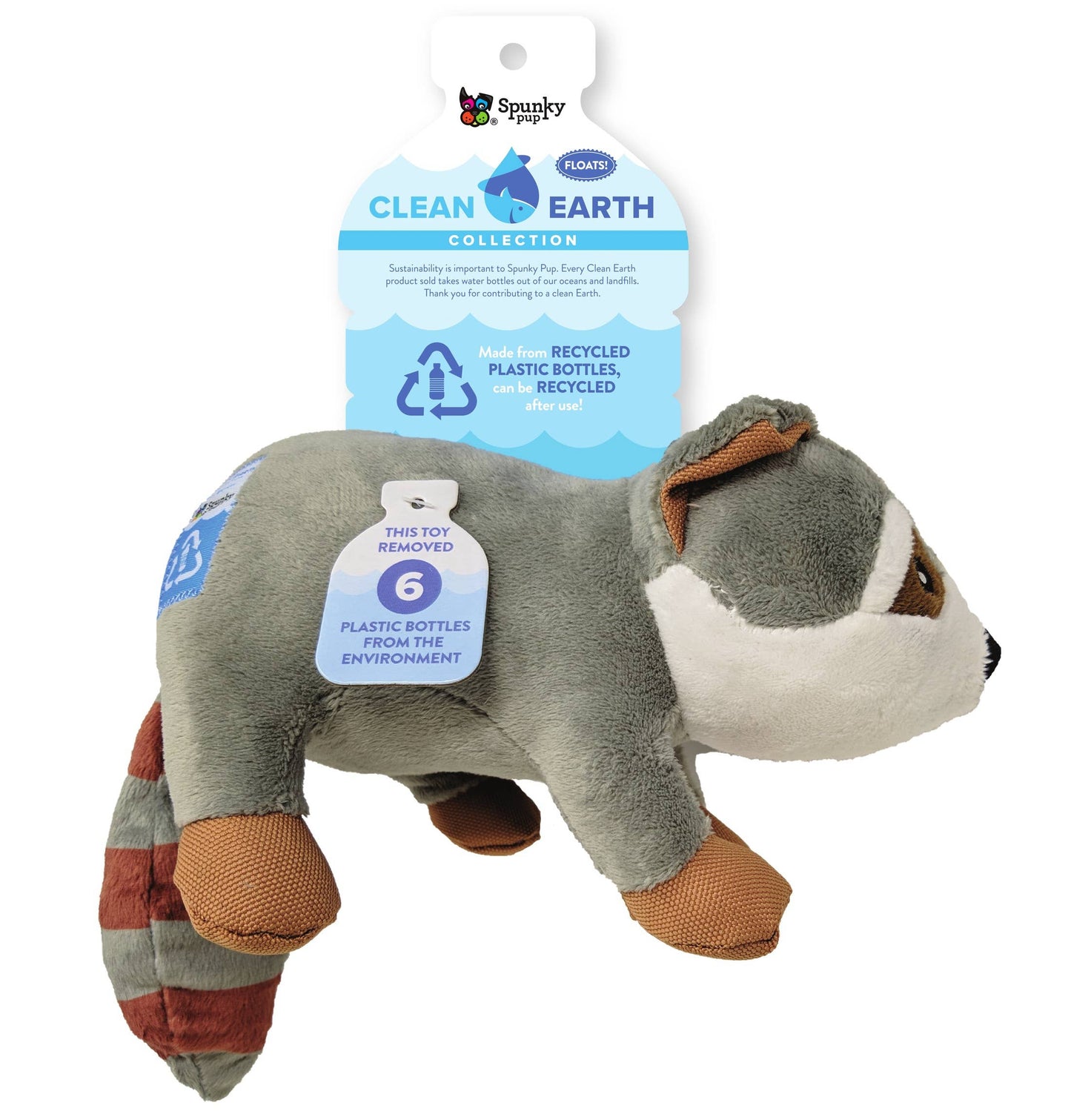 Spunky Pup - Clean Earth Recycled Plush Toys - 100% Sustainable: Large / Octopus