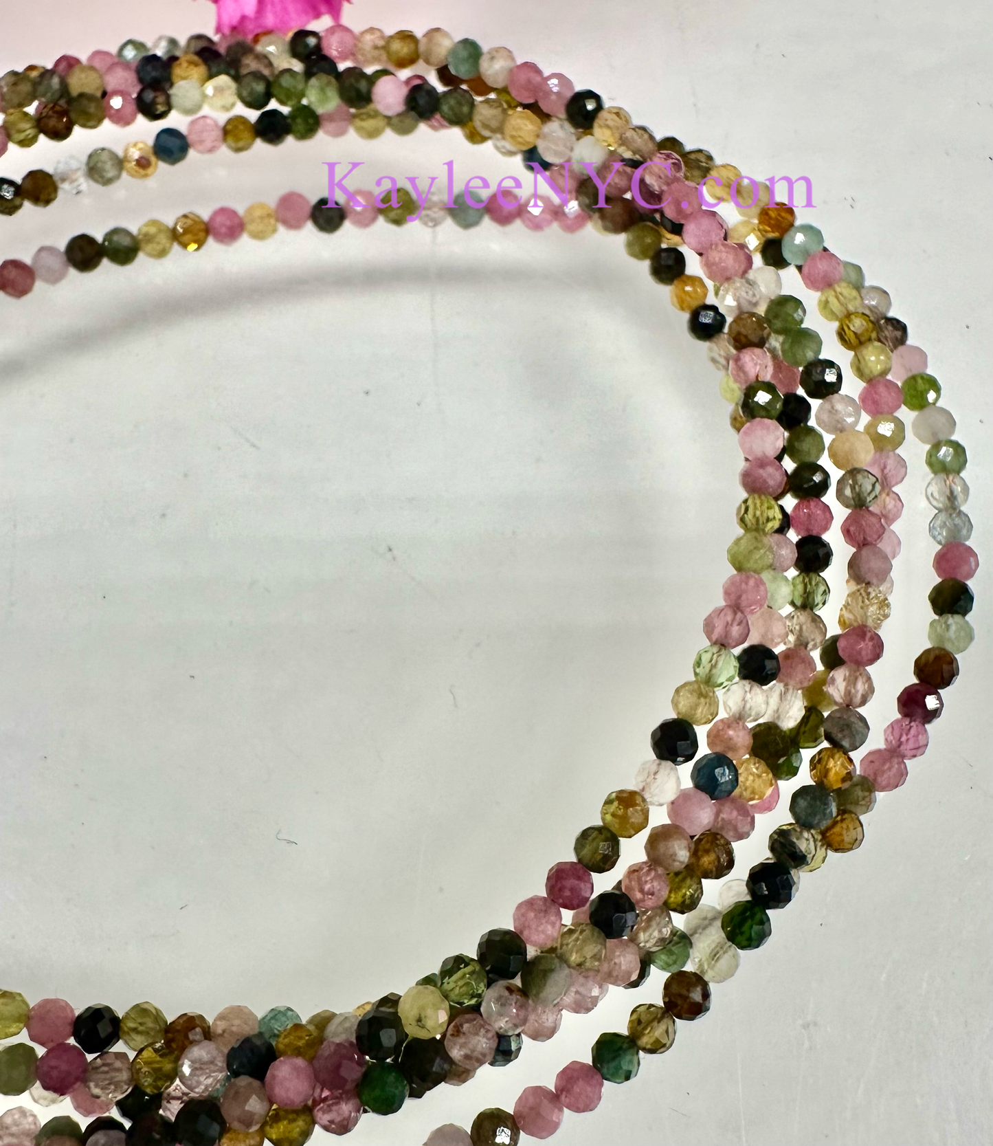 Natural Tourmaline Anklets Crystals Healing Energy