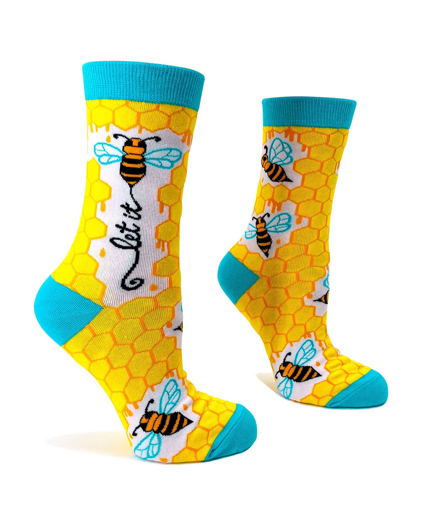 Fabdaz - Let it Bee Ladies' Novelty Crew Socks