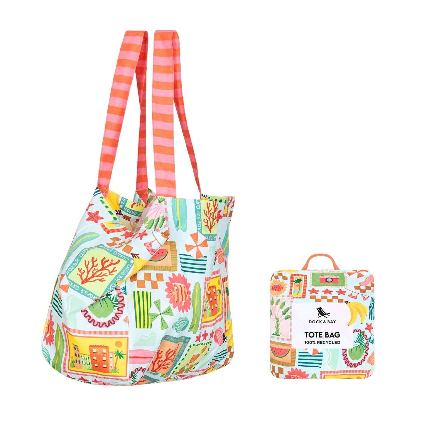 Dock & Bay USA - Foldaway Tote Bags - Wish You Were Here