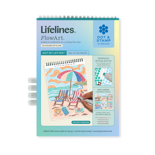 Lifelines - FlowArt- Dot By Letter- Day at the Beach