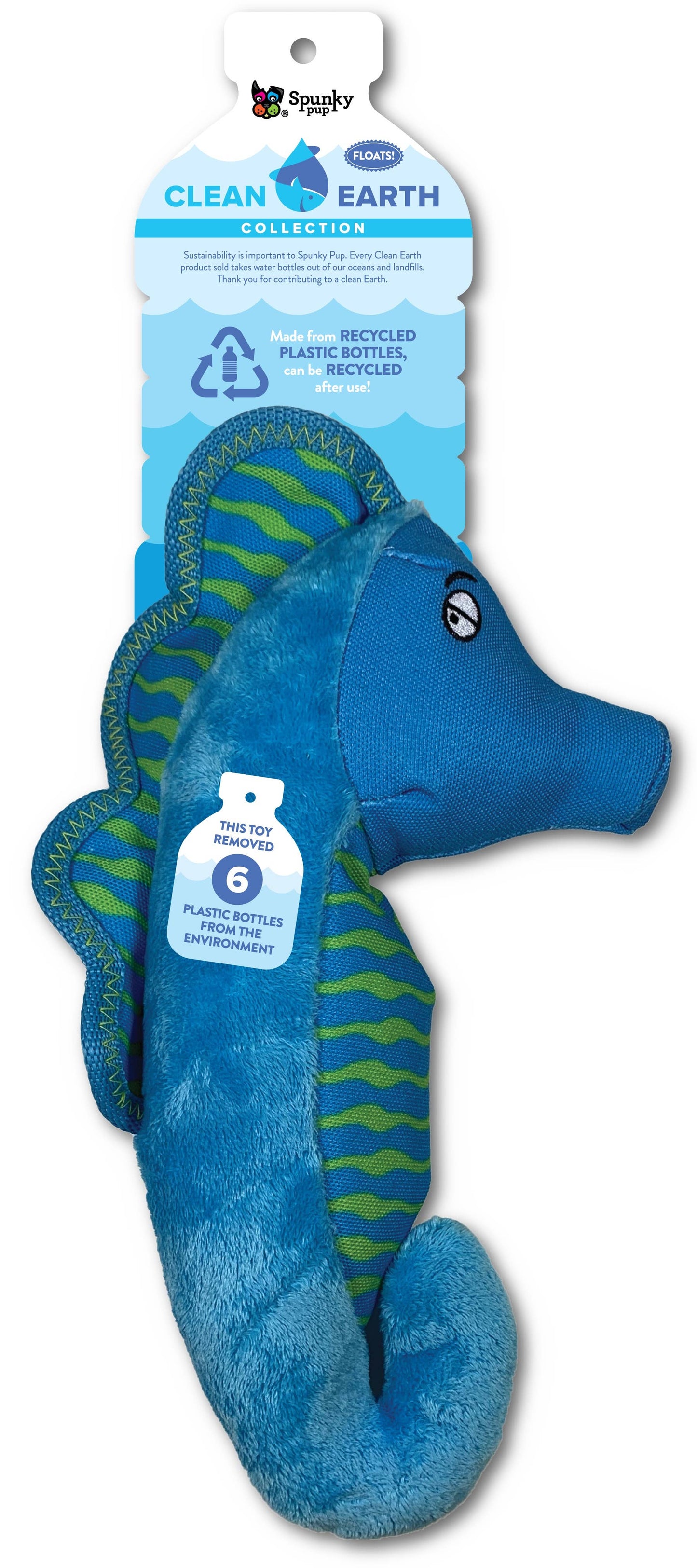 Spunky Pup - Clean Earth Recycled Plush Toys - 100% Sustainable: Large / Octopus