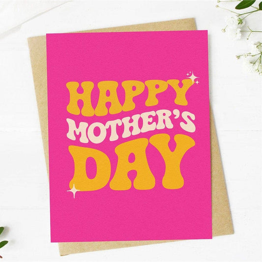 Big Moods - Happy Mother's Day Pink Card