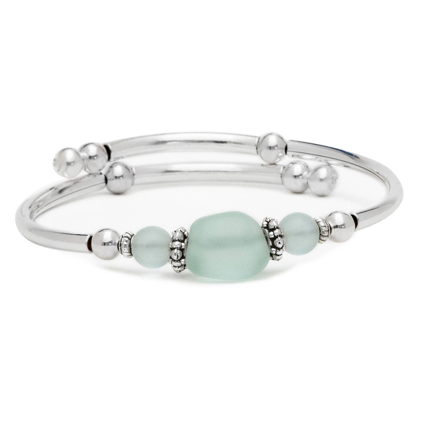 Coke Sea Glass Bracelet