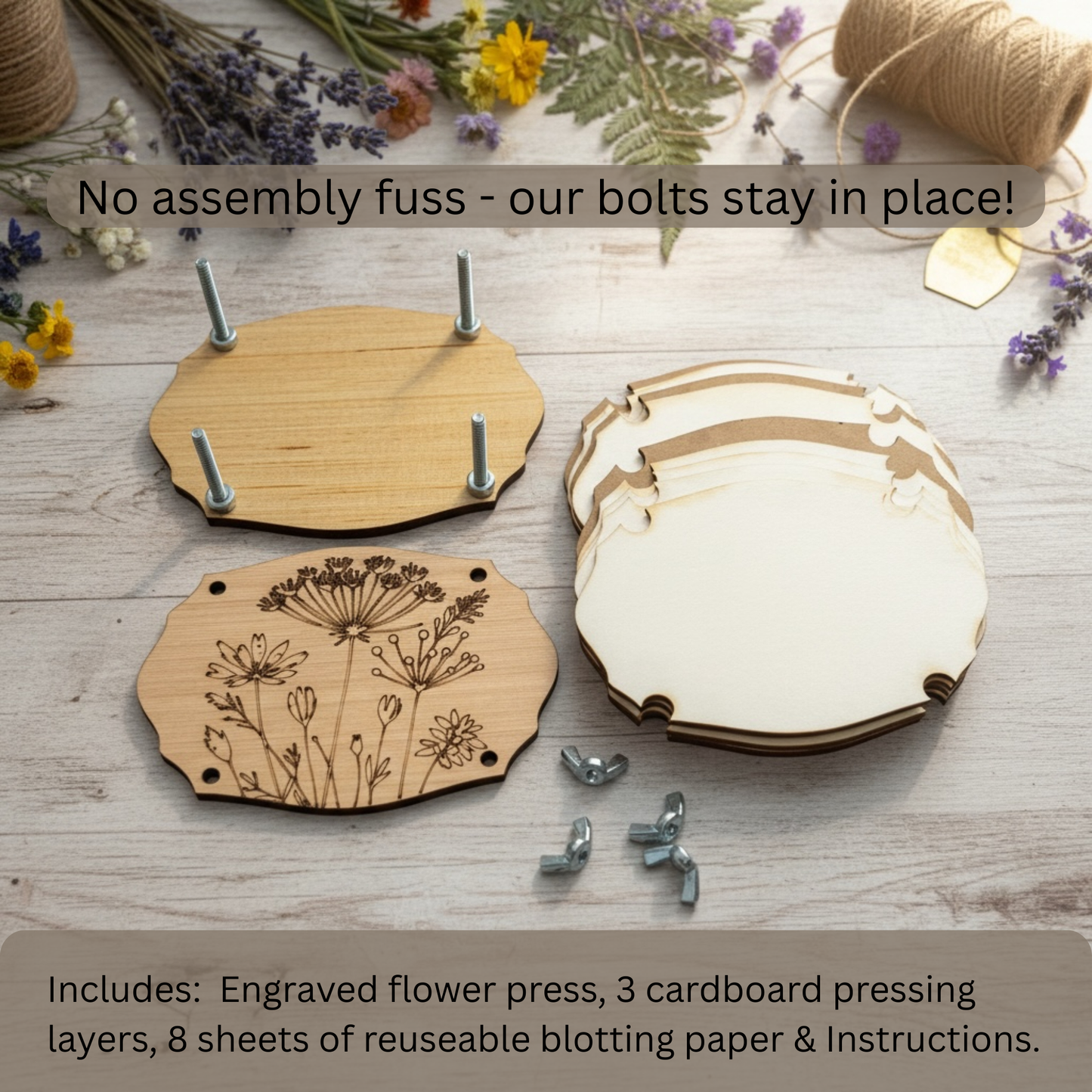 *Preorder* Large Flower Press Kit