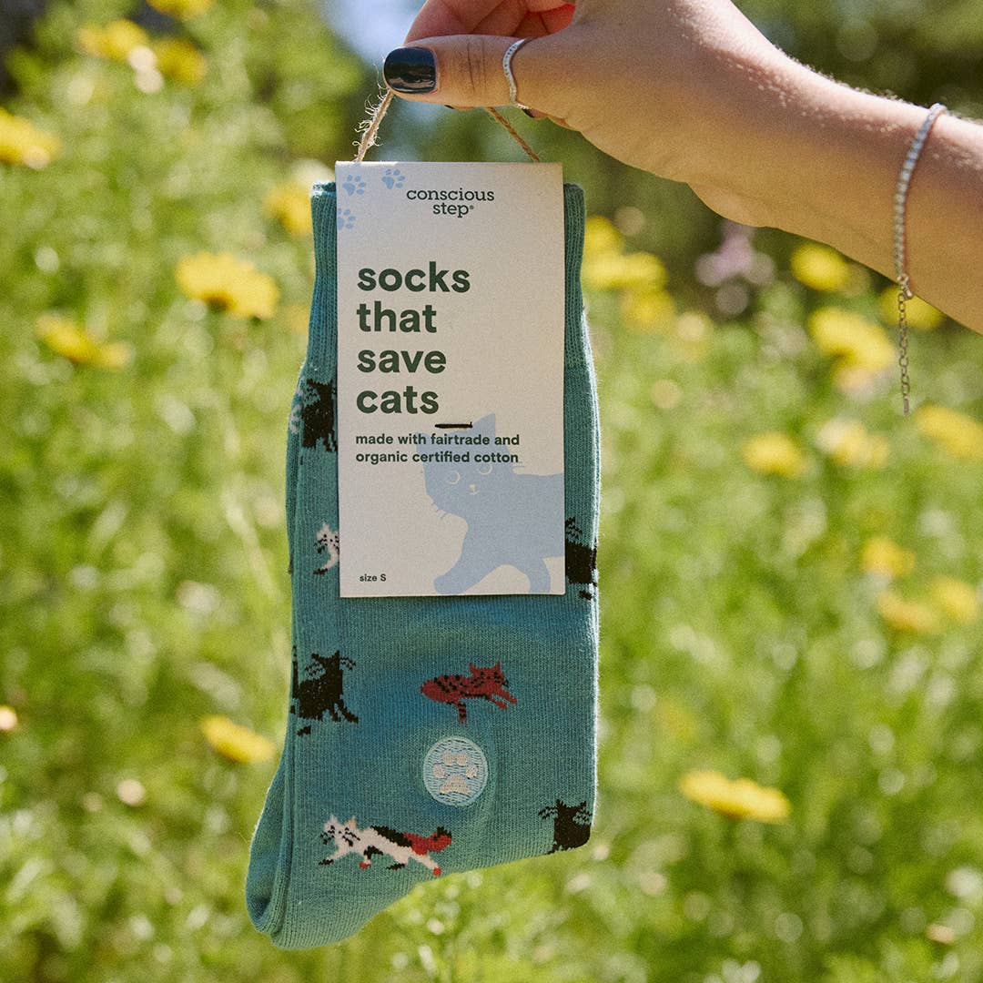 Conscious Step - Socks that Save Cats