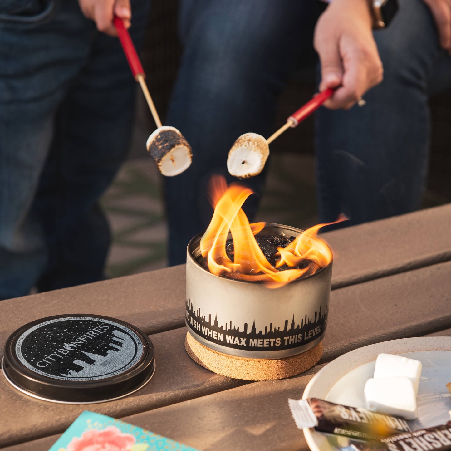 Portable Fire Pits - Portable Reusable Skewer 4 Pack