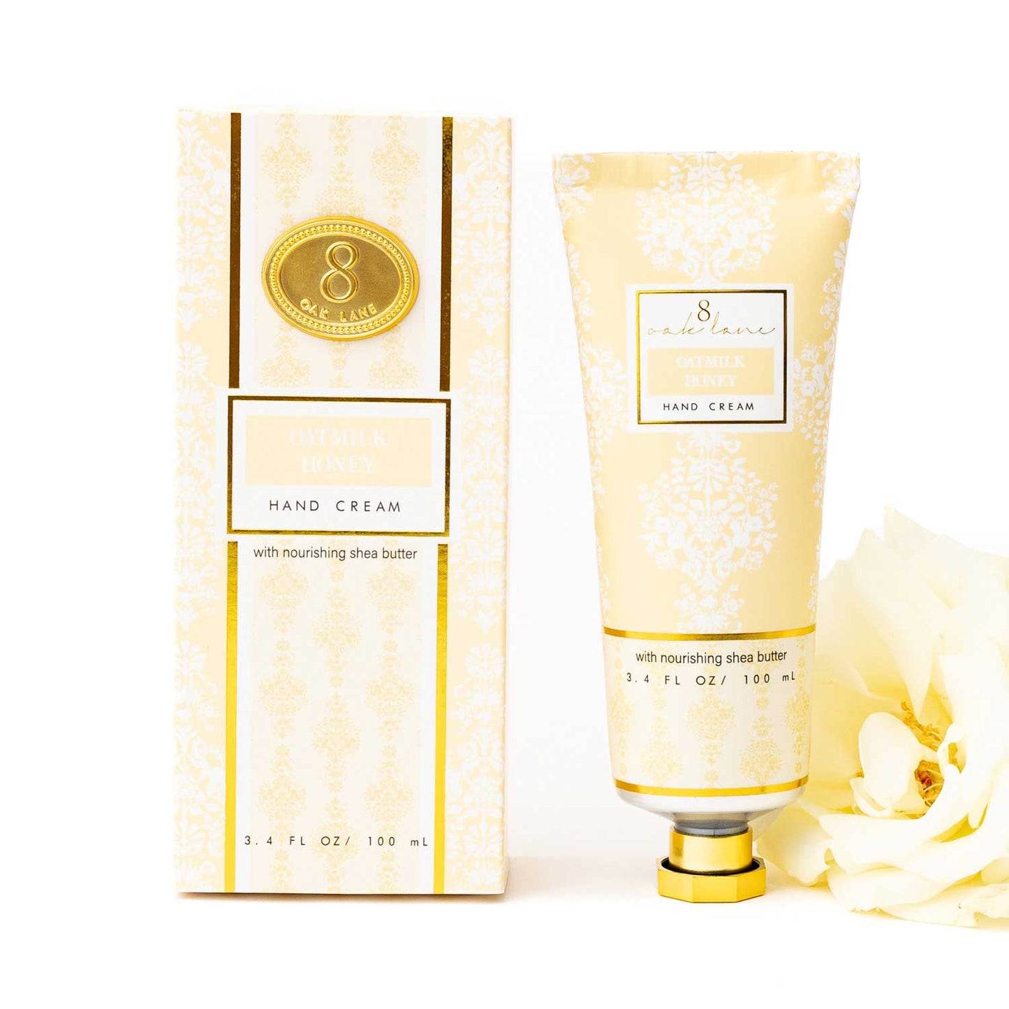 8 Oak Lane - Oatmilk Honey 100ml Boxed Hand Cream