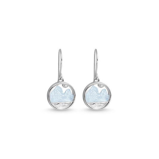 Glacier Gem Mountain Bay Earrings - Aquamarine