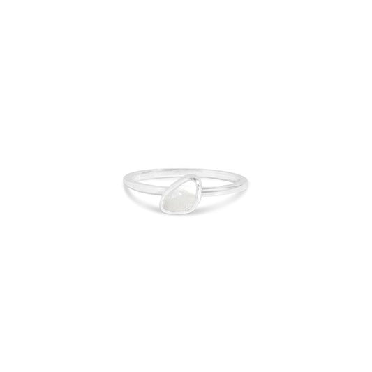 Organic Stacker Ring - Mother of Pearl - Size 7