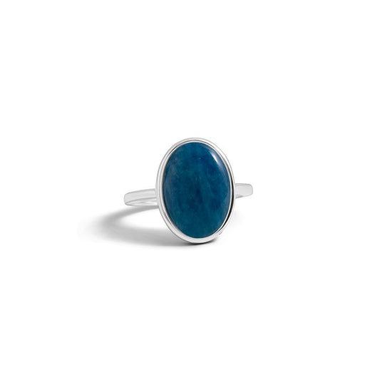 Oval Ring - Apatite Size 8
