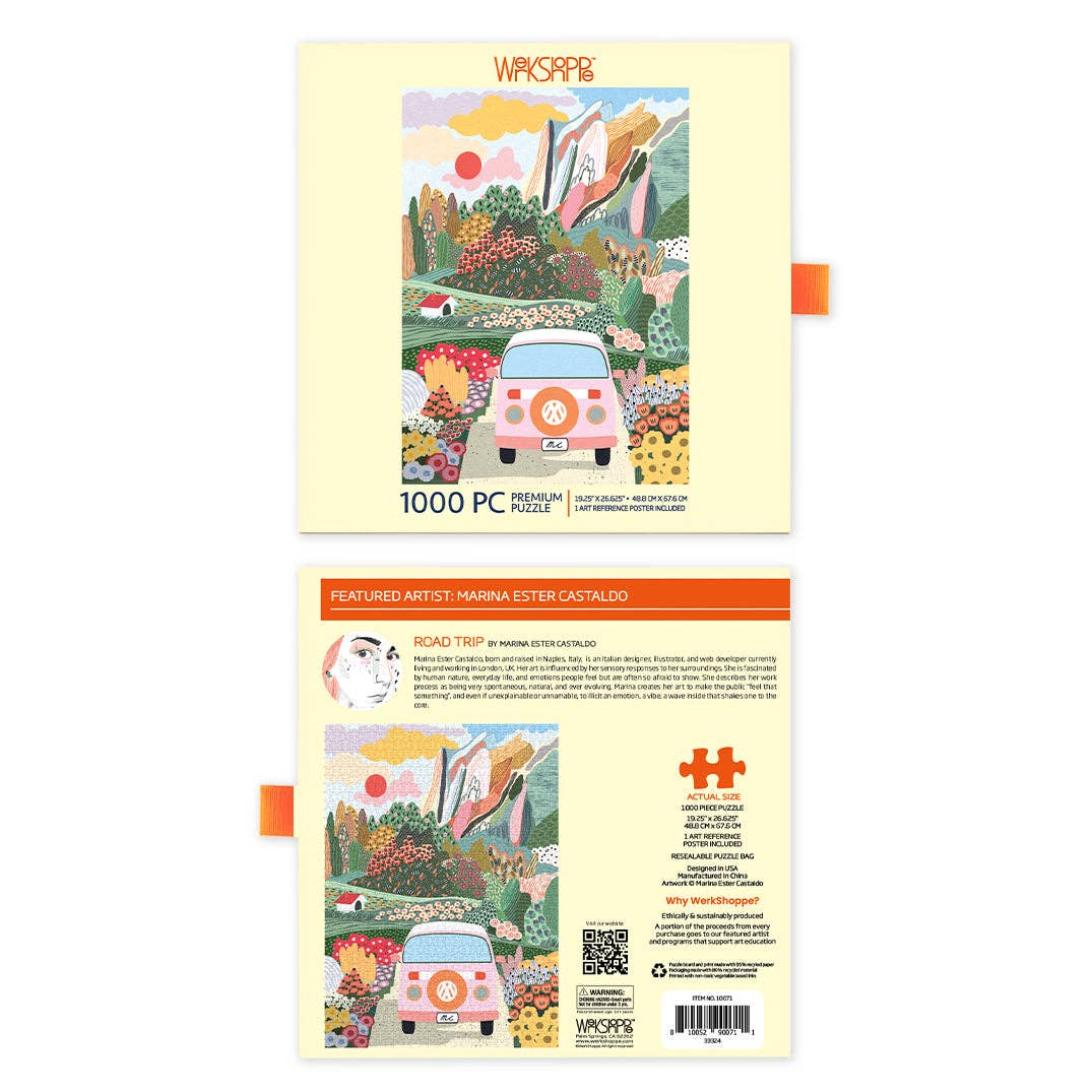 WerkShoppe - Road Trip 1000 Piece Puzzle
