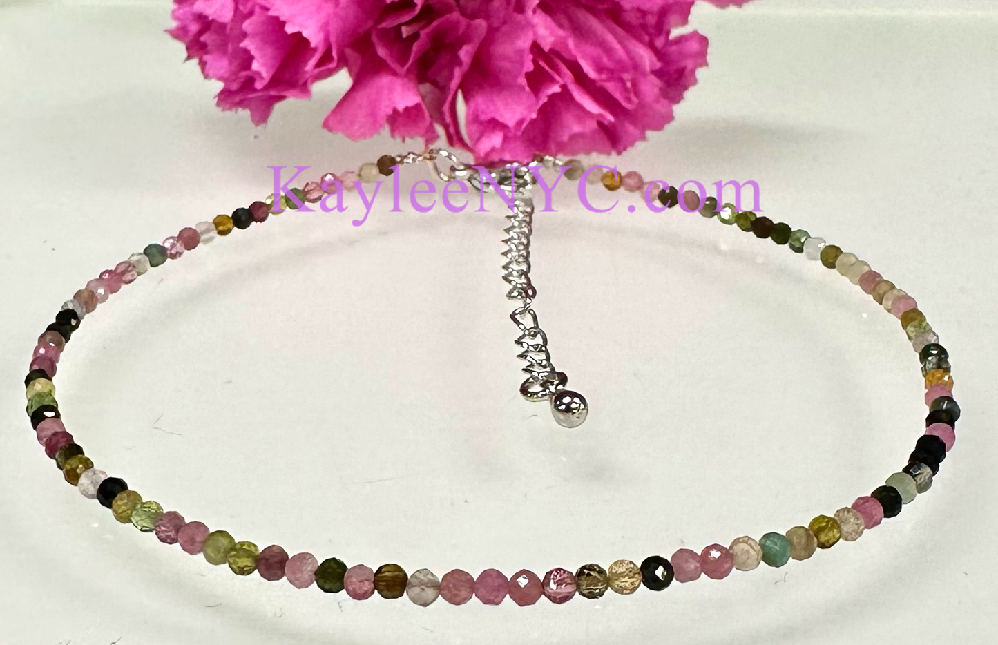 Natural Tourmaline Anklets Crystals Healing Energy