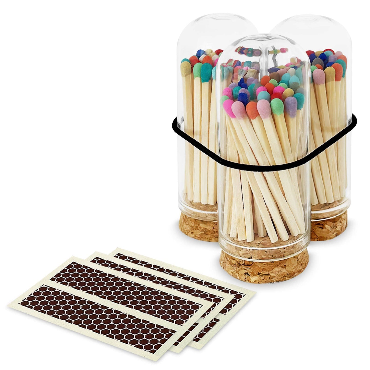 Thankful Greetings - 2" Matches + Mini Cloche -  Hot Pink