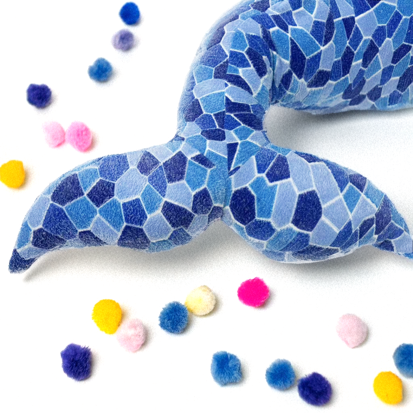 FLUFFERY - Blue Whale Plush Toy
