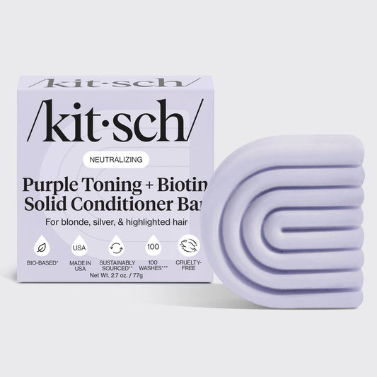KITSCH - Purple Toning Conditioner Bar for Color-Treated & Grey Hair