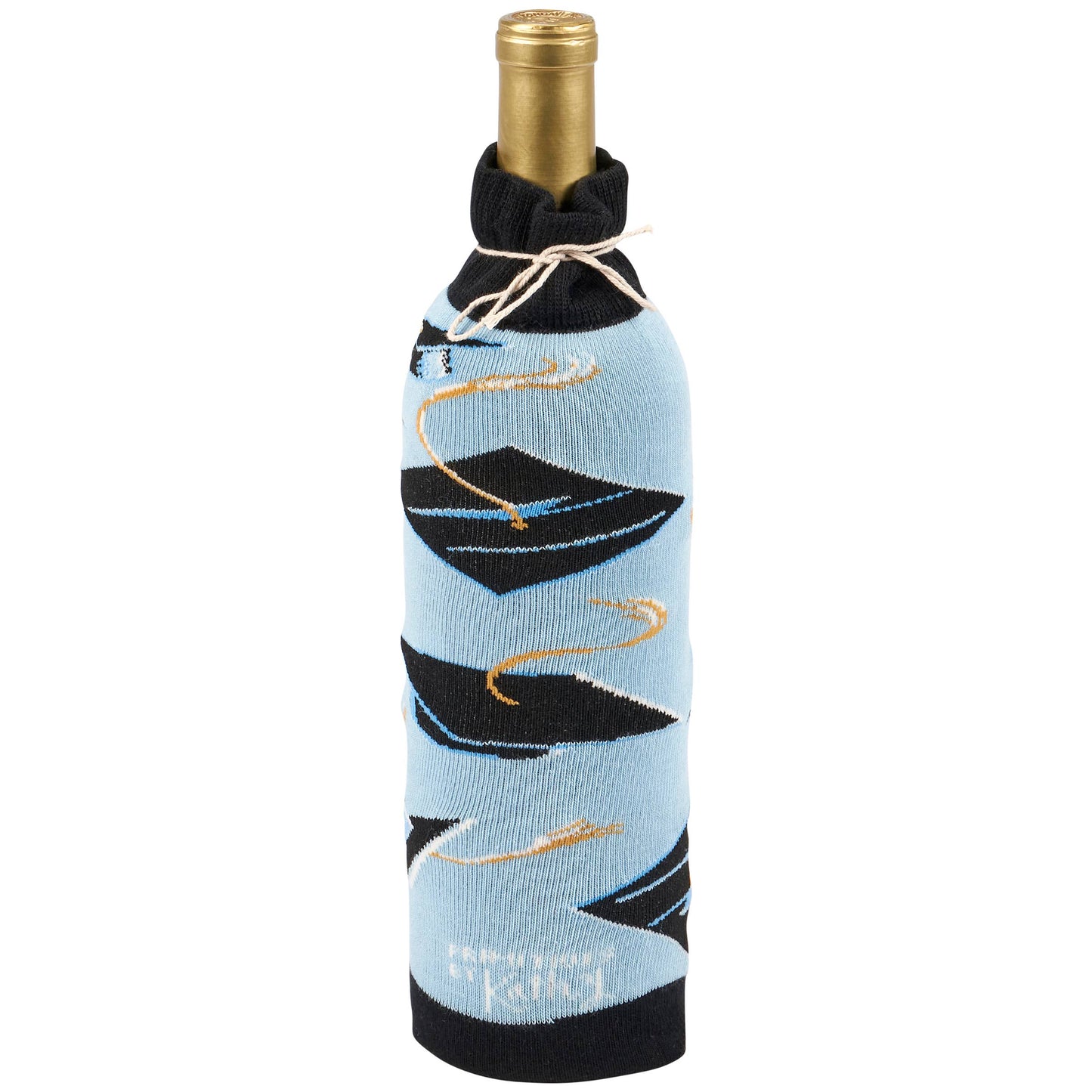 Pairs Well With Graduating Bottle Sock
