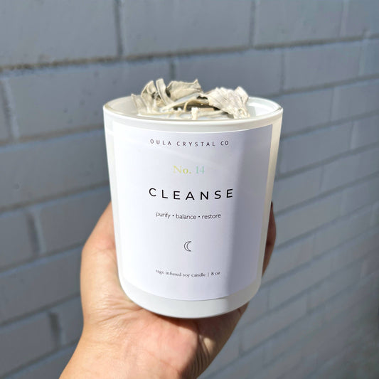 Cleanse | Sage Infused Candle | 8oz