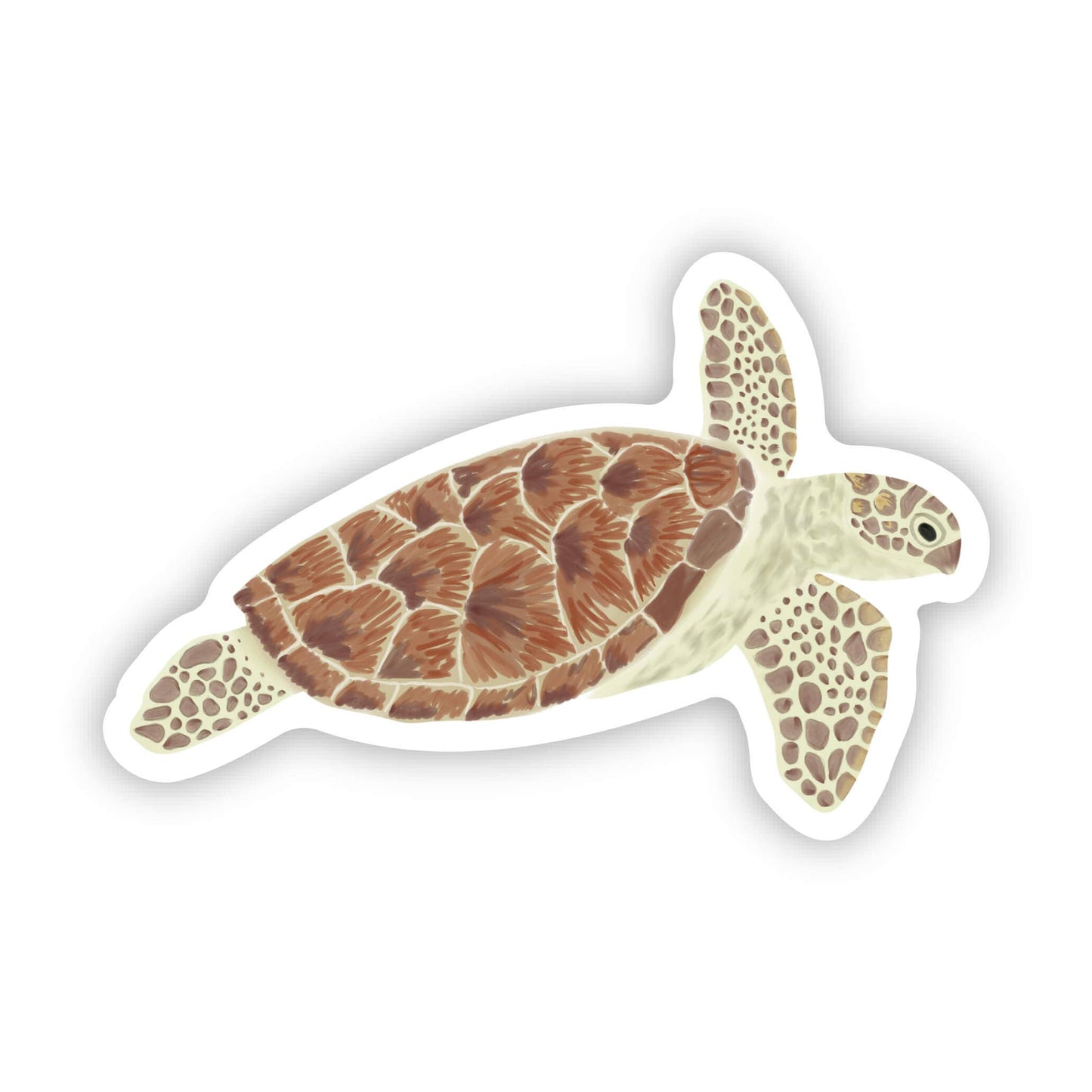 Big Moods - Green Sea Turtle Sticker