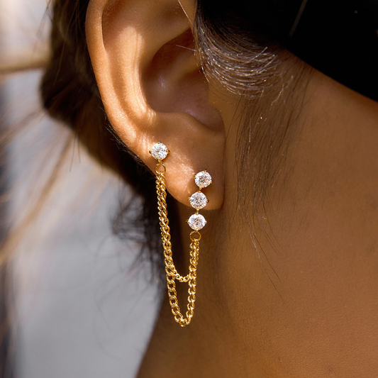 Tropez Chain Drop Earrings