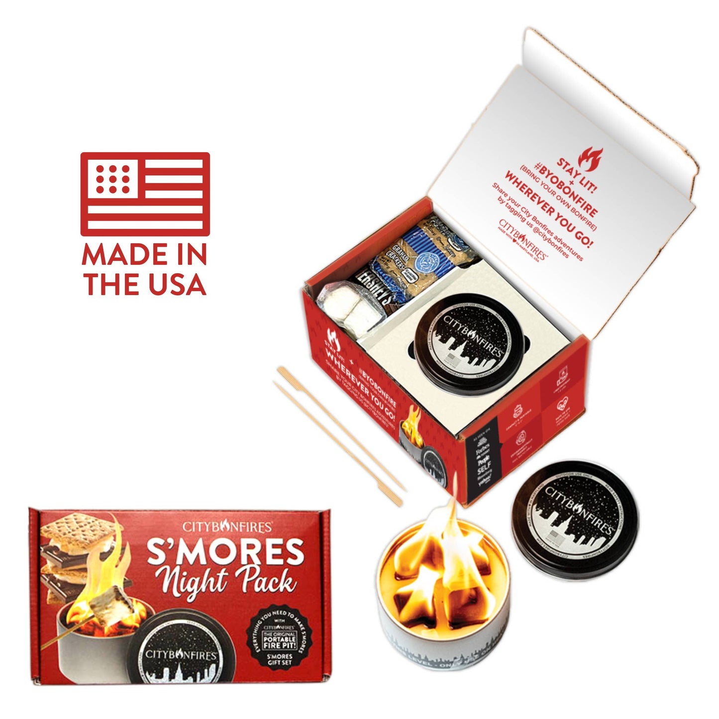 Portable Fire Pits - S'mores Night Pack