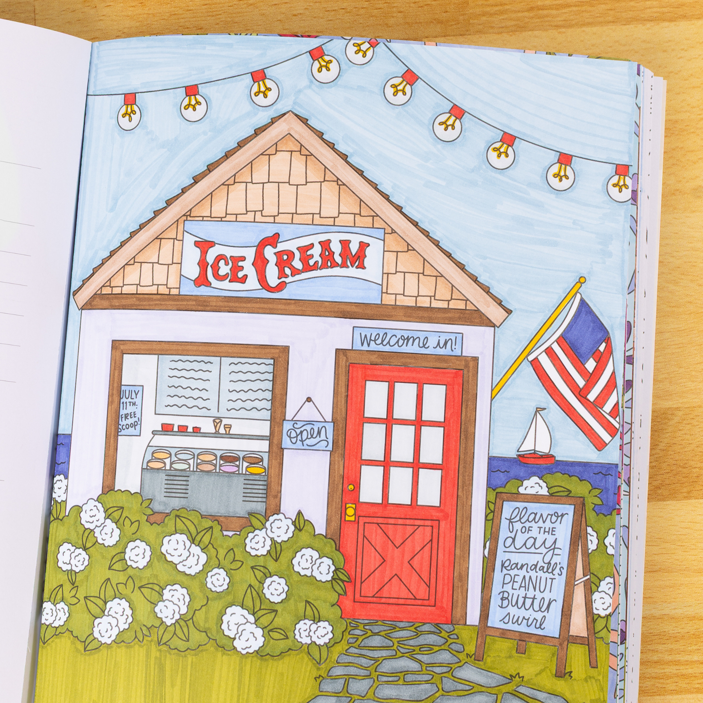 Elyse Breanne Design - Coastal Americana Coloring Book