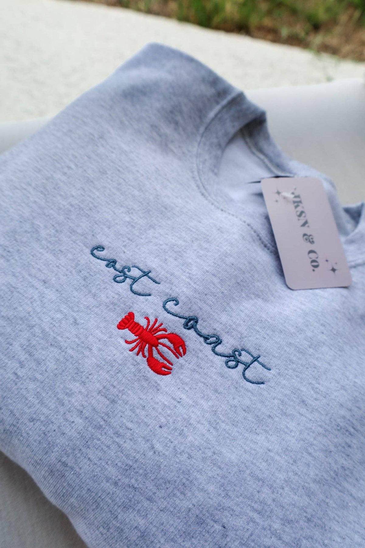 JKSN & Co. - East Coast Lobster Embroidered Sweatshirt