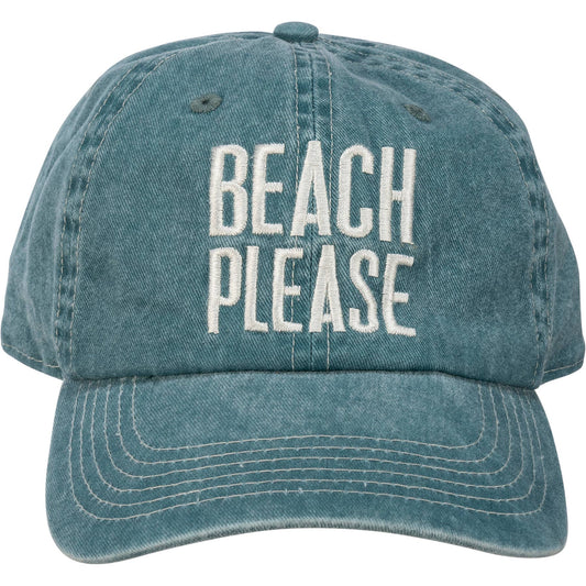 Beach Please Baseball Cap