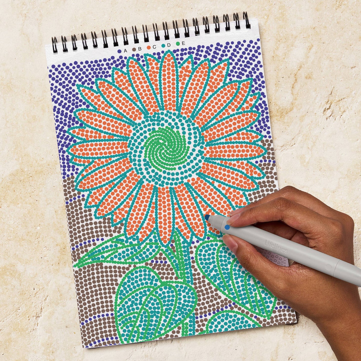 Lifelines - FlowArt -Dot by Letter- Botanicals