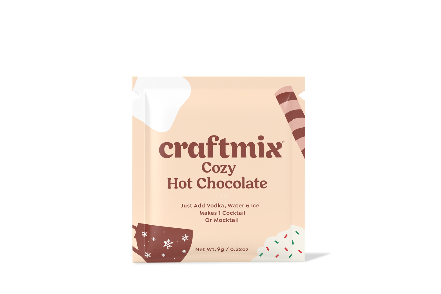 Craftmix - Cozy Hot Chocolate & Cocktail Mixer - Single Packets