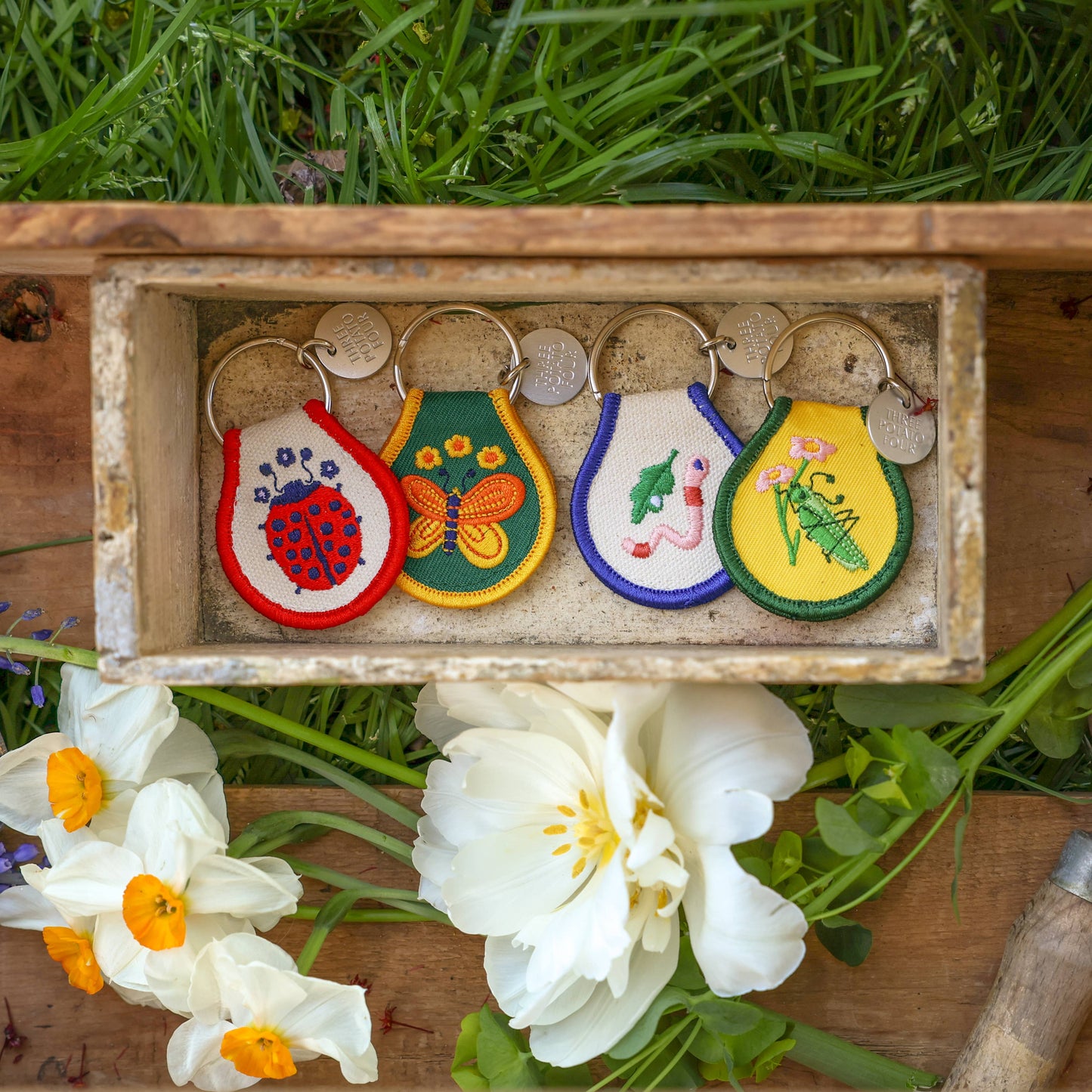 Three Potato Four - Patch Keychain - Ladybug