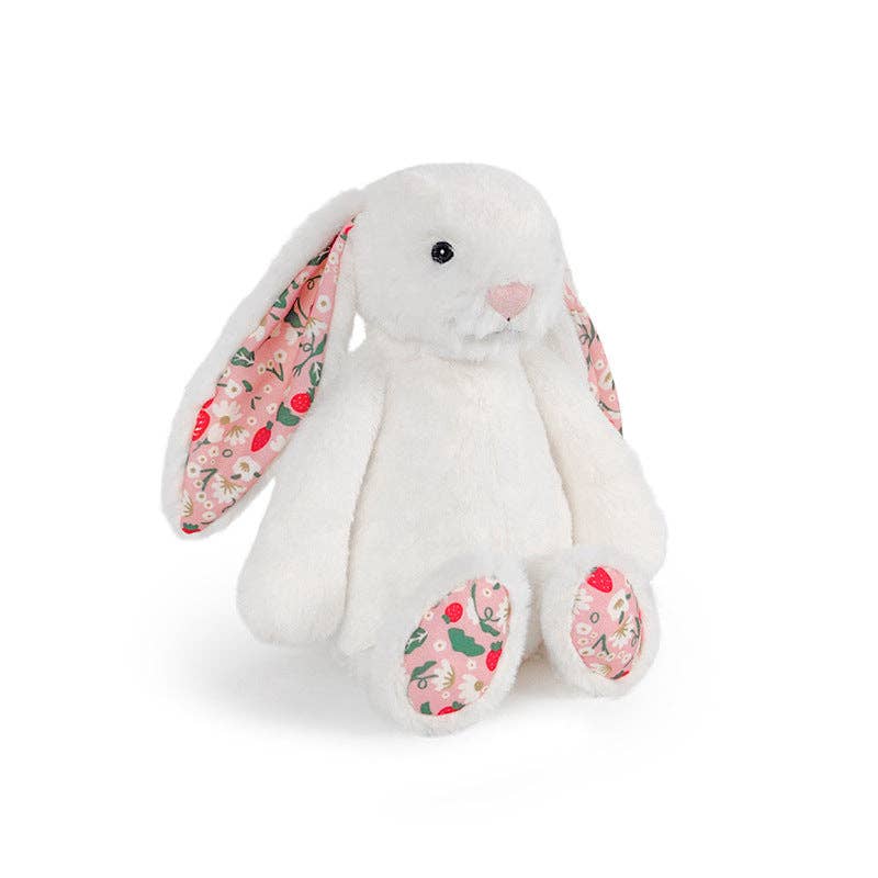 Auraquise - Spring Easter Floral Plush Bunny Pink
