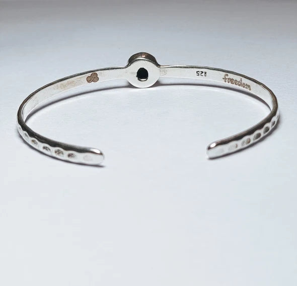 Freedom Stone Turquoise Freedom Cuff - Sterling Silver