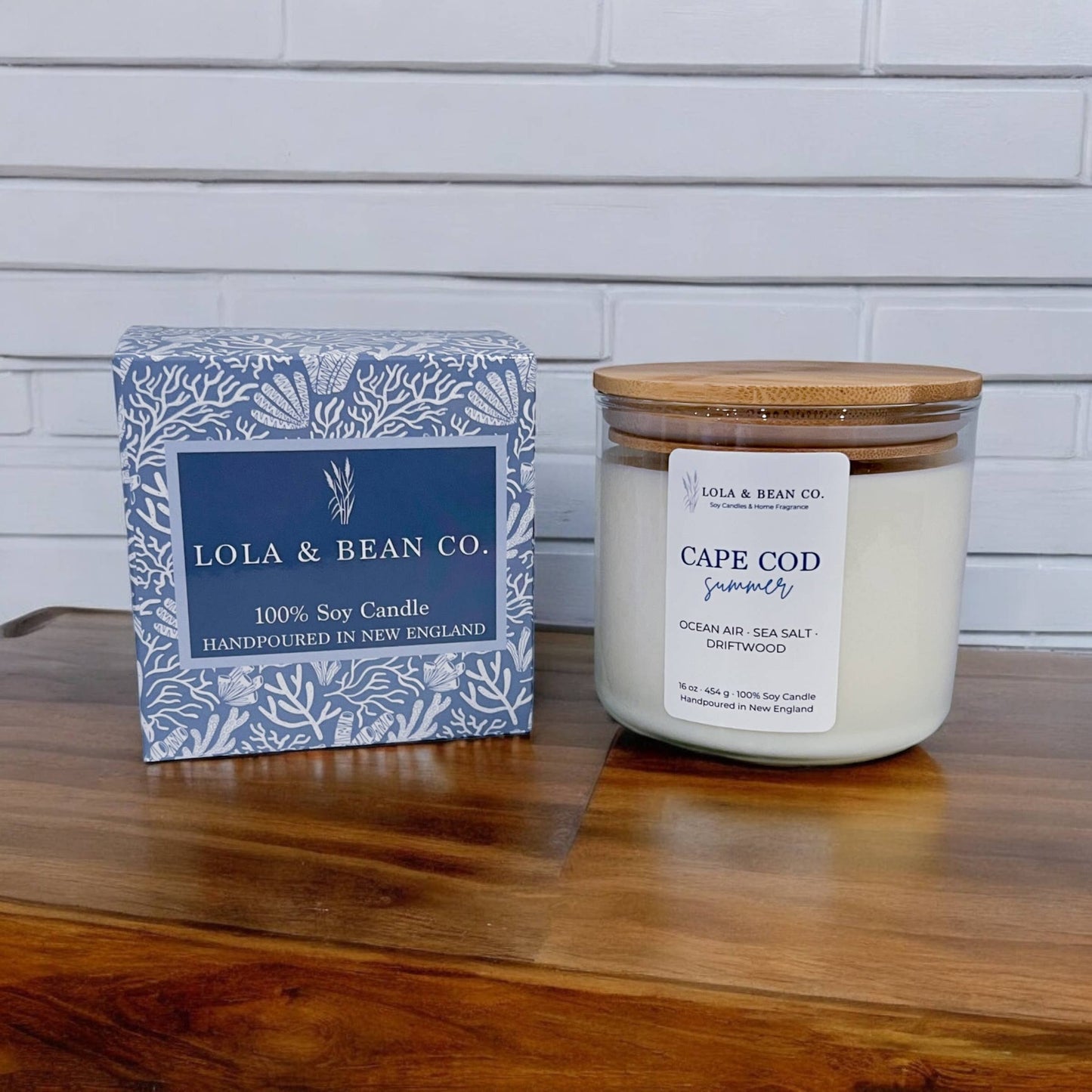 3 wick soy candle | 16 oz: Seaside Escape