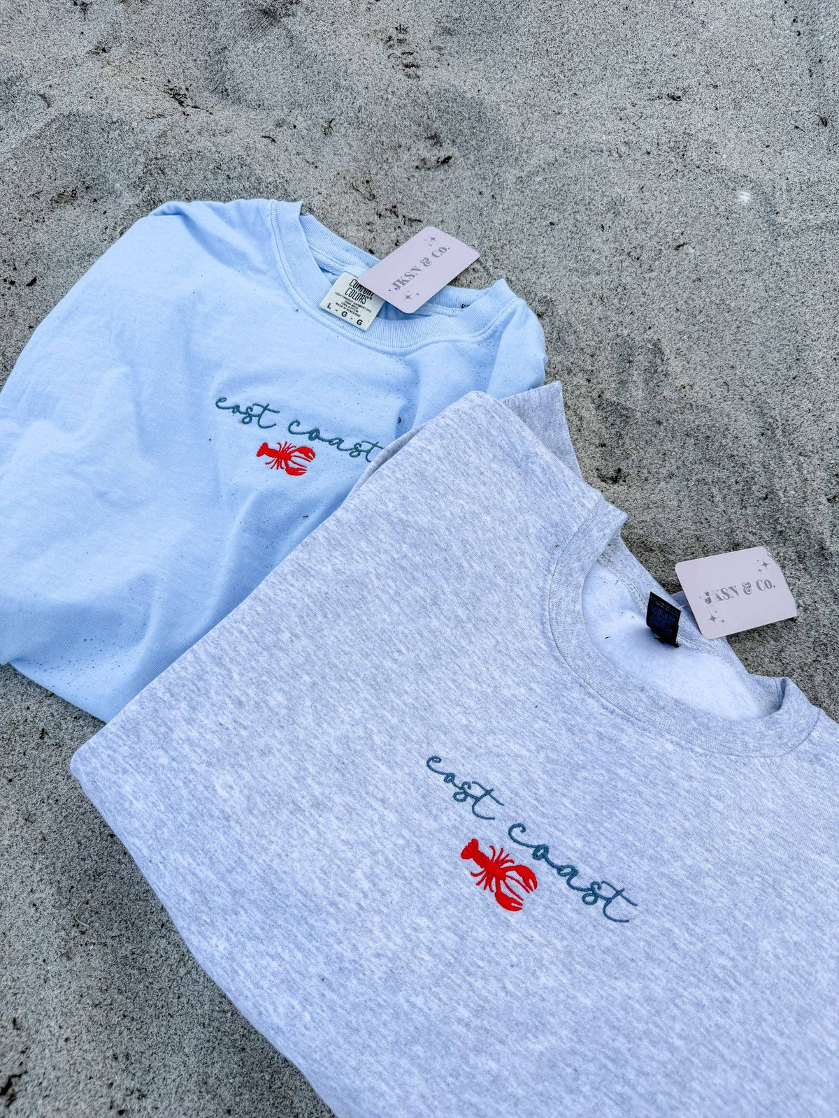 JKSN & Co. - East Coast Lobster Embroidered Sweatshirt
