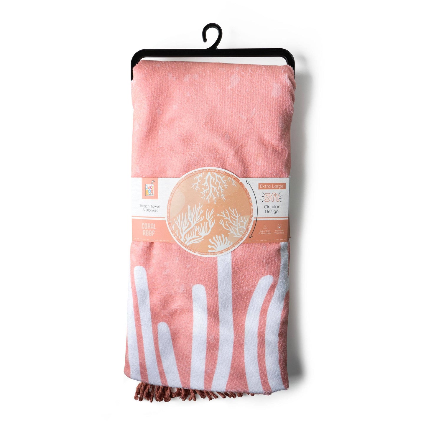 60" Round Beach Towels: Coral Reef