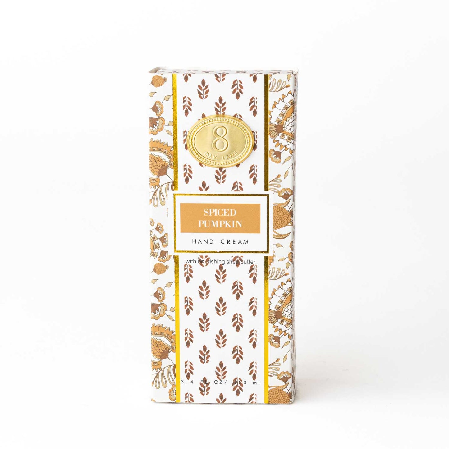 8 Oak Lane - Spiced Pumpkin Boxed Hand Cream, 100ml Gift