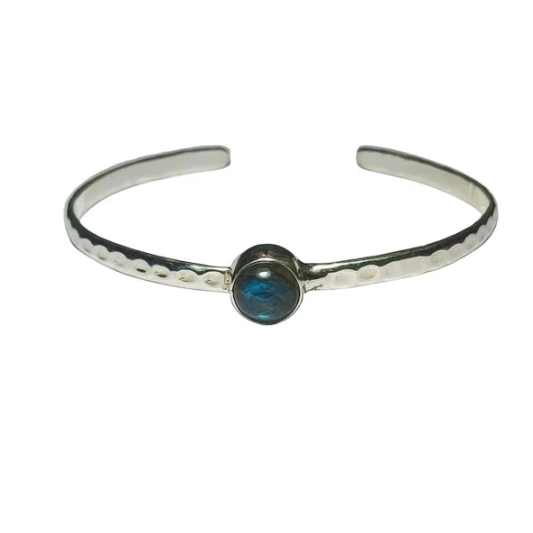 Freedom Stone Labradorite Cuff- Sterling Silver