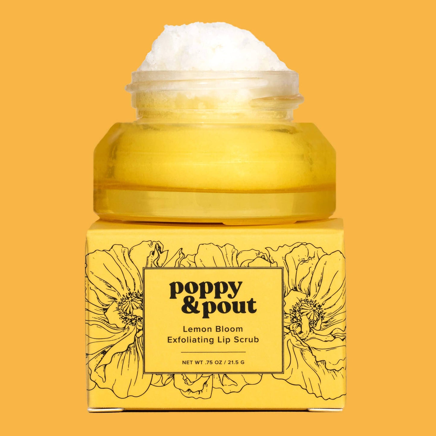 Poppy & Pout - Lip Scrub, Lemon Bloom