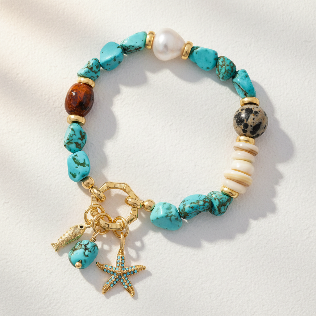 Cape Diablo - Turquoise Tide Charm Bracelet