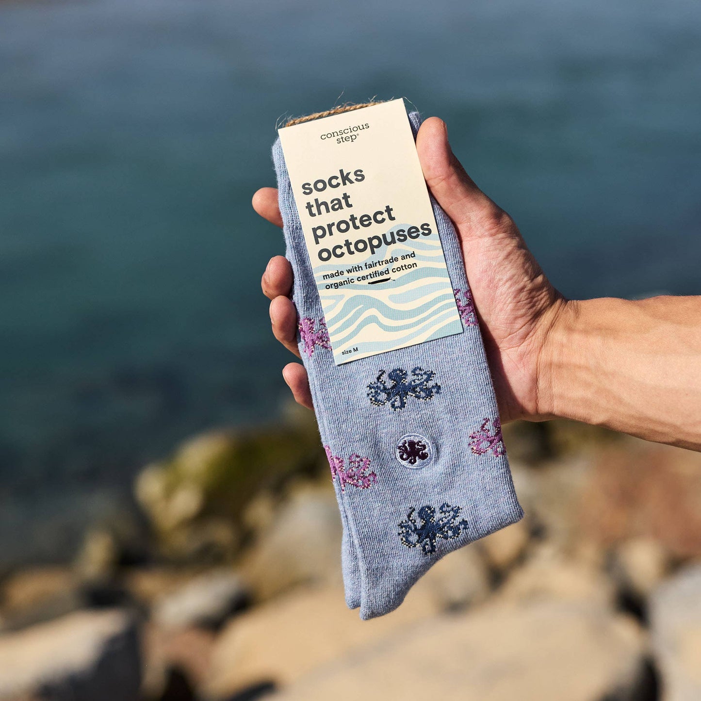 Conscious Step - Socks that Protect Octopuses
