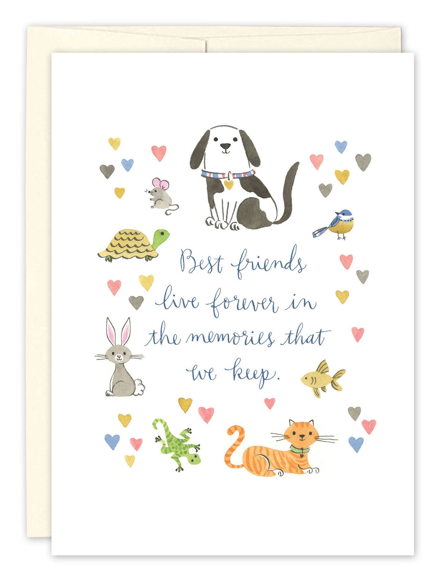 Biely & Shoaf - Animals Pet Sympathy Card