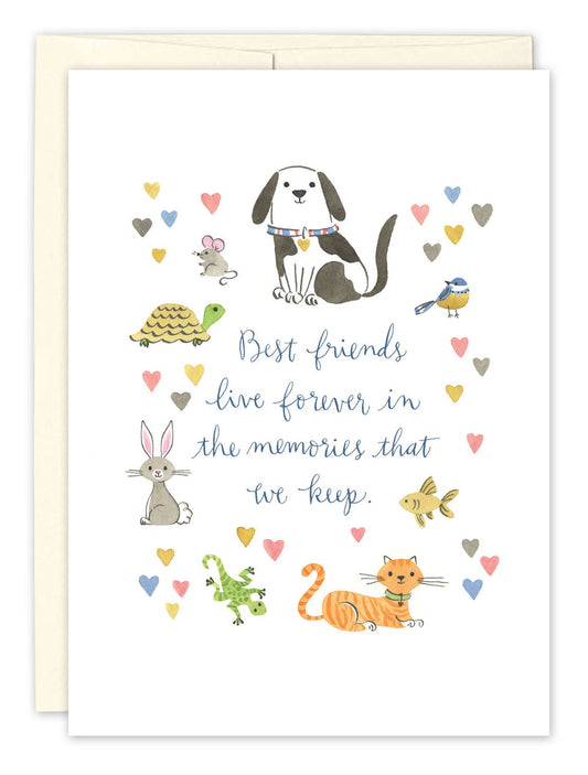 Biely & Shoaf - Animals Pet Sympathy Card