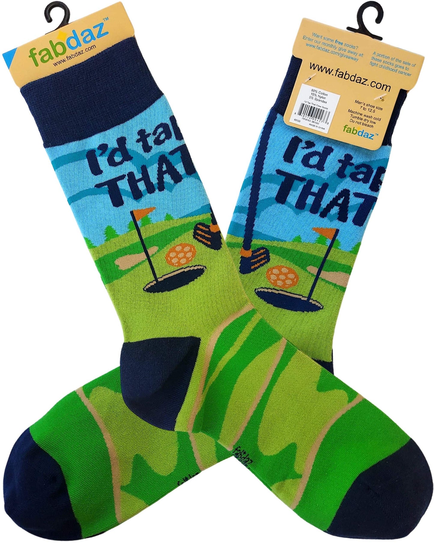 Fabdaz - I'd Tap That Men's Novelty Crew Socks
