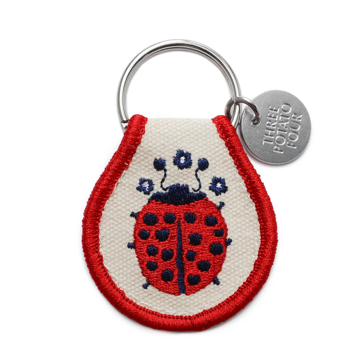 Three Potato Four - Patch Keychain - Ladybug