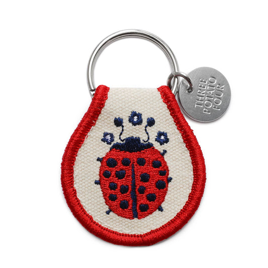 Three Potato Four - Patch Keychain - Ladybug